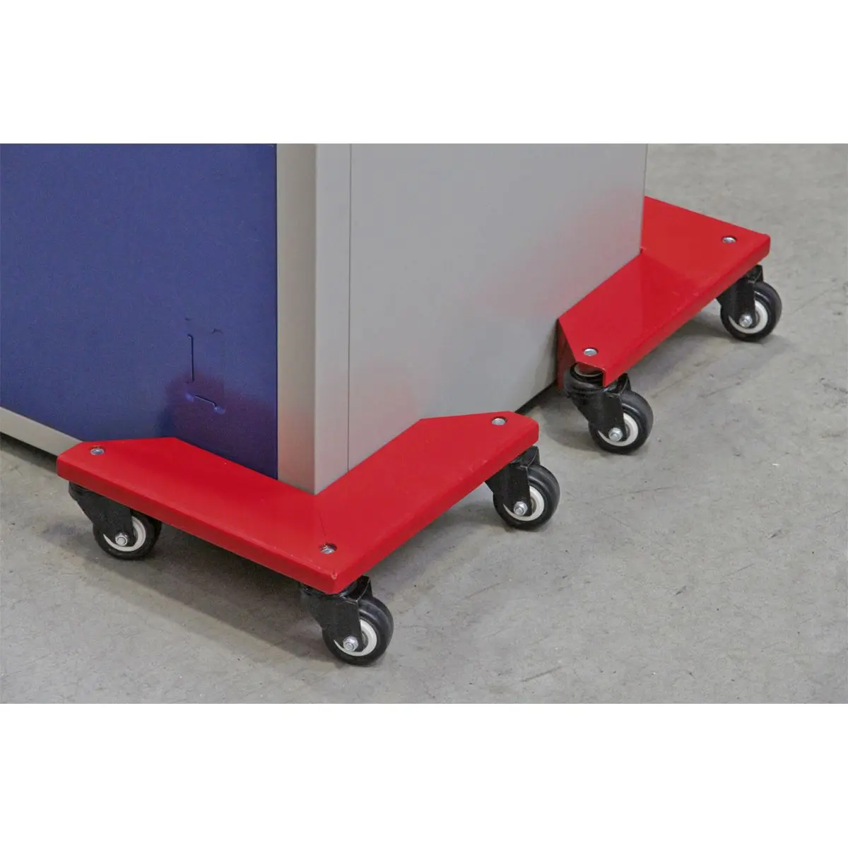 Sealey Corner Transport Dollies Set of 4 - 150kg Capacity - Image 4