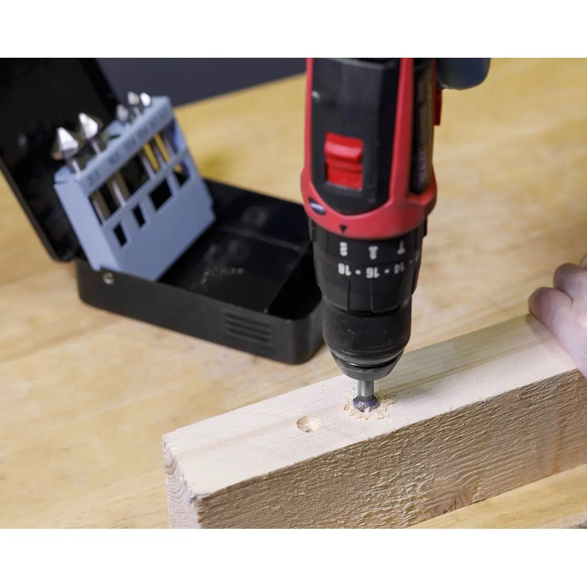 Sealey Countersink Bit Set 6pc - 3 x V Flutes - Image 5