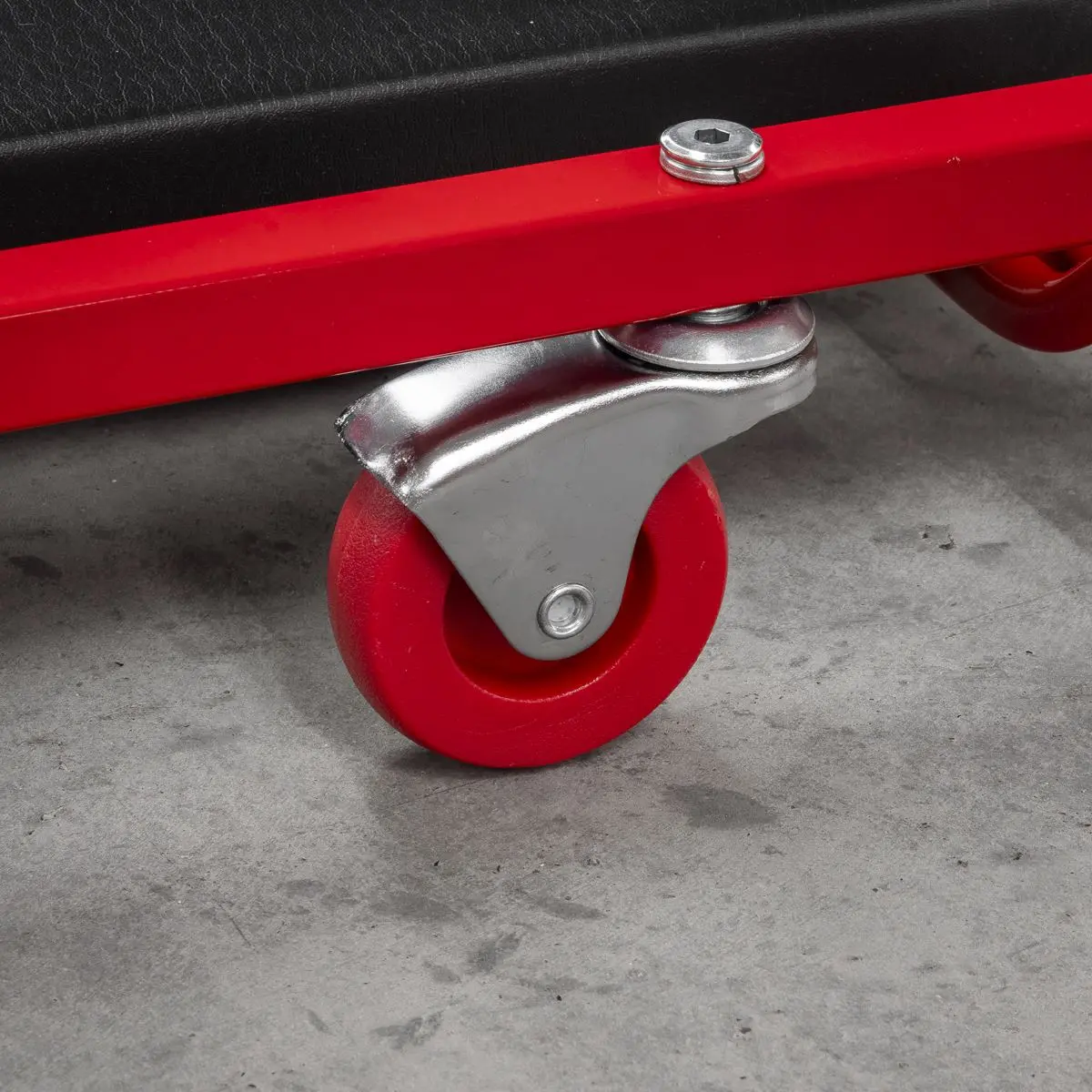 Sealey American-Style Deluxe Creeper with Steel Frame, 6 Wheels & Adjustable Headrest 40 - Image 9