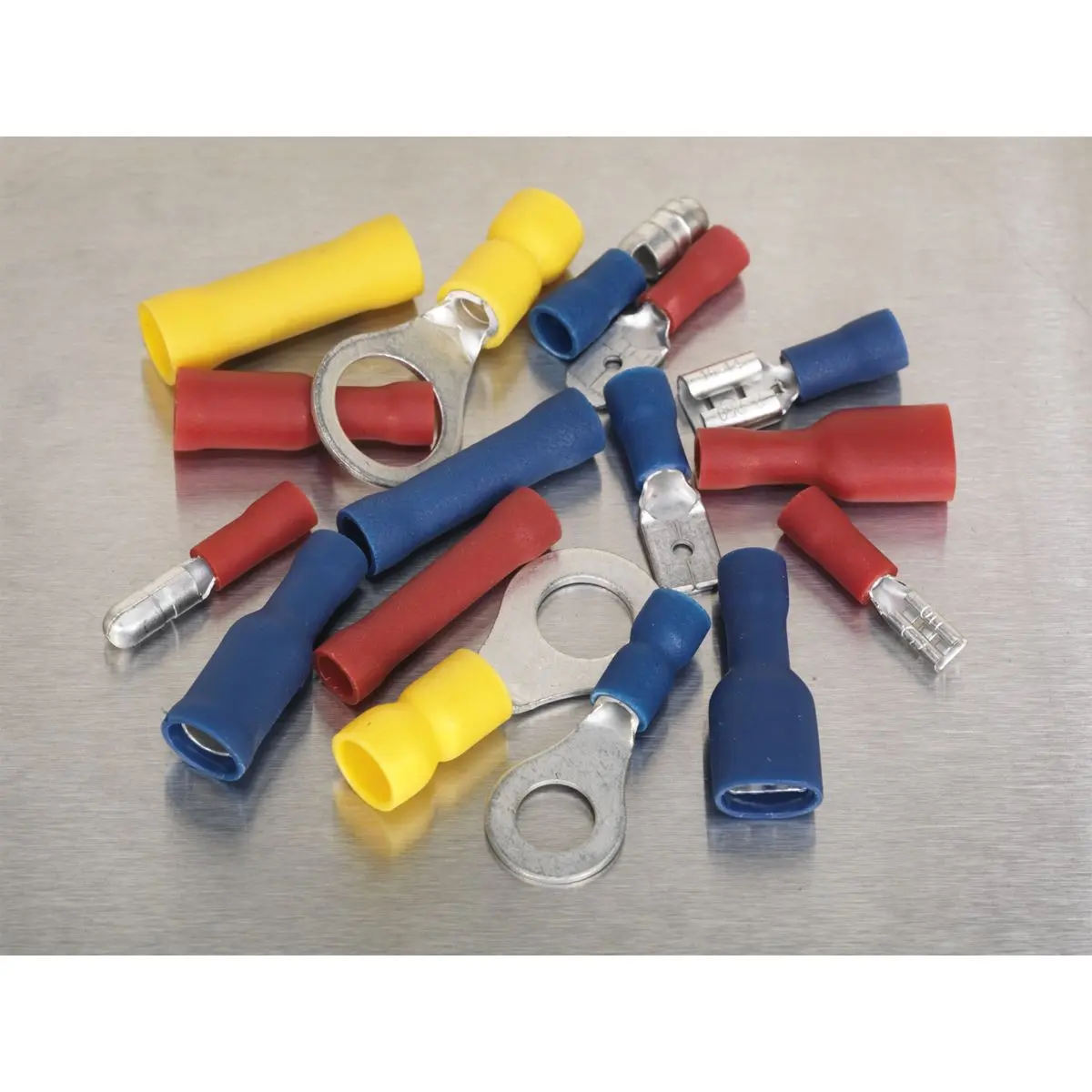 Sealey Crimp Terminal Assortment 200pc Blue, Red & Yellow - Image 2