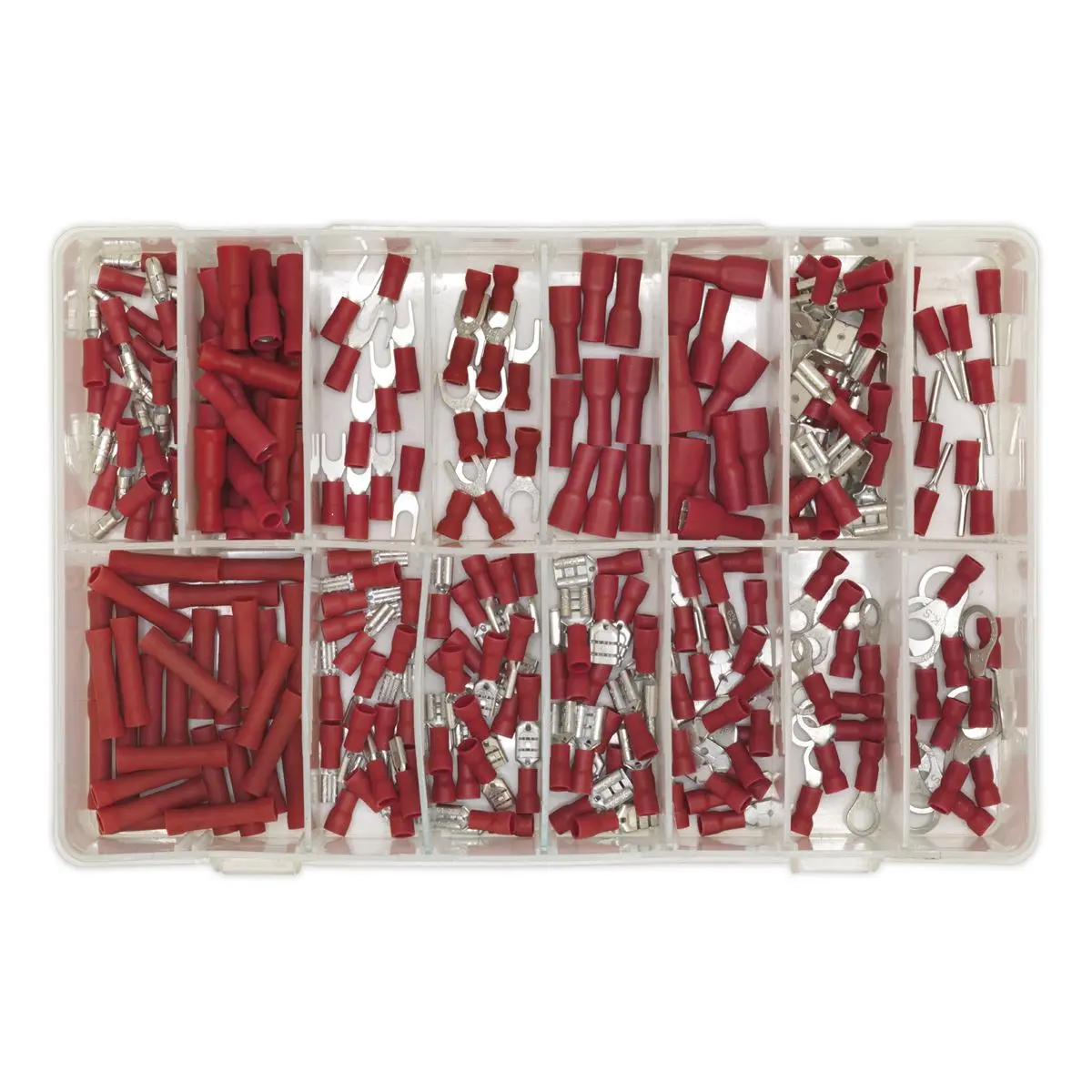 Sealey Crimp Terminal Assortment 260pc Red - Image 2