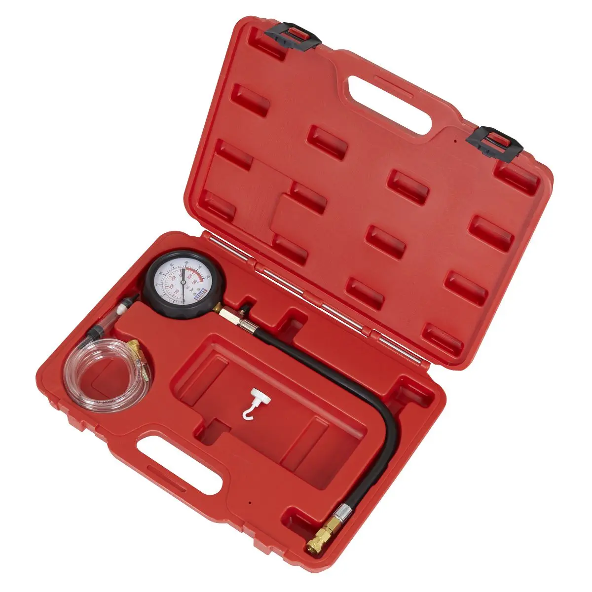 Sealey Diesel Compression Gauge, Hose & TDC Base Kit - Image 2