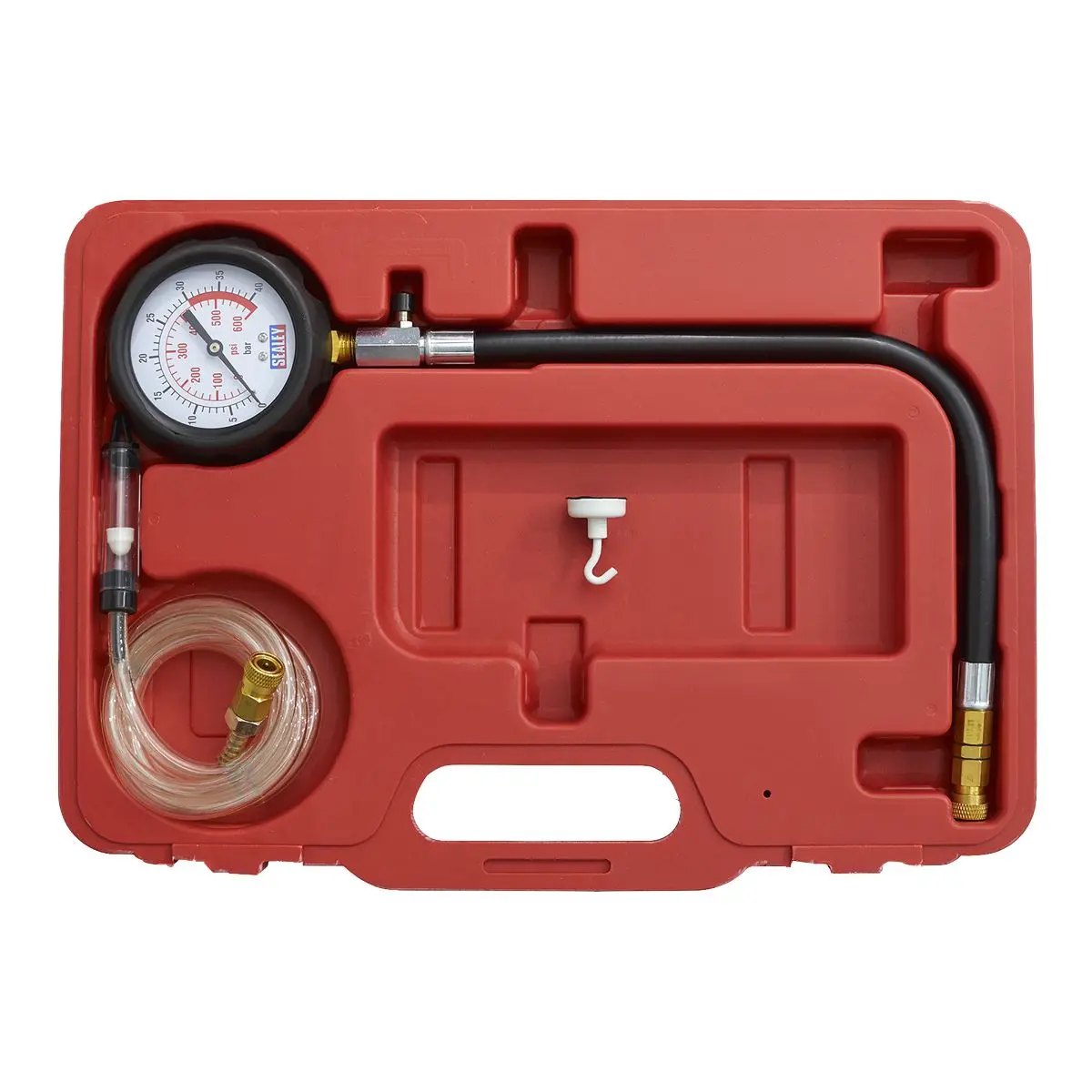 Sealey Diesel Compression Gauge, Hose & TDC Base Kit - Image 3