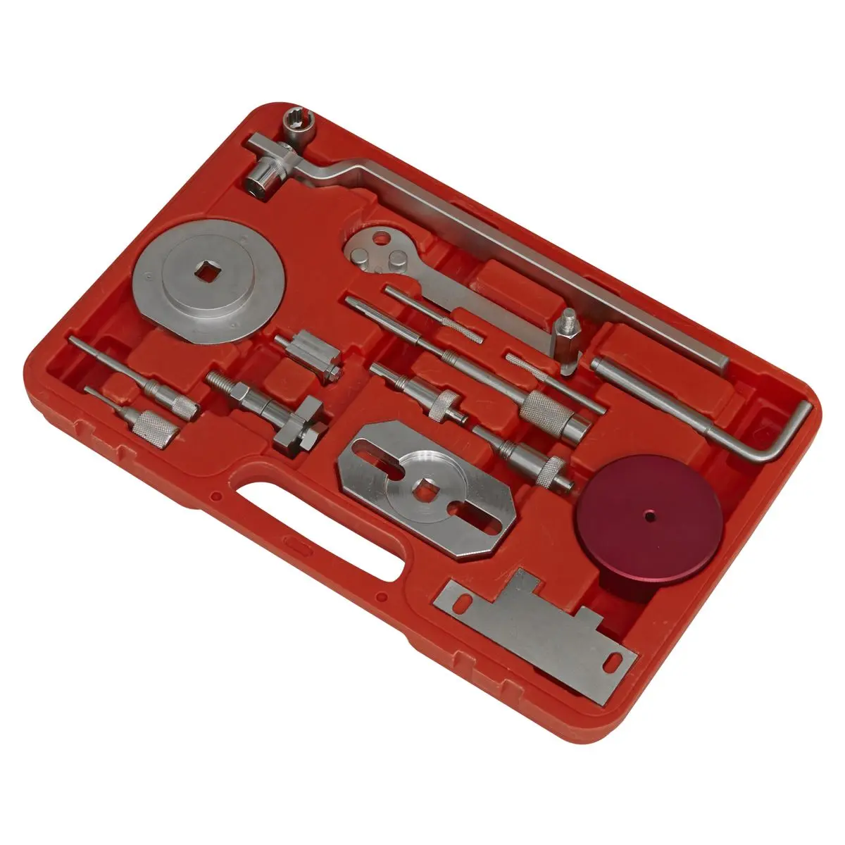 Sealey Diesel Engine Timing Tool Kit for Fiat, Ford, Iveco, PSA - 2.2D, 2.3D, 3.0D - Belt/Chain Drive - Image 4