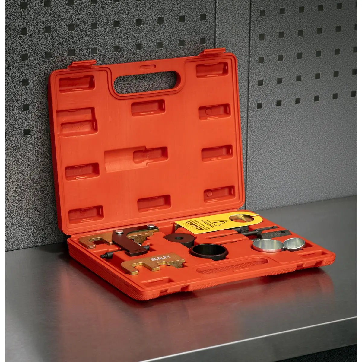 Sealey Diesel Engine Timing Tool Kit for Dacia, Mitsubishi, Nissan, Suzuki, GM 1.5D/1.9D/2.2D/2.5D - Belt Drive - Image 7