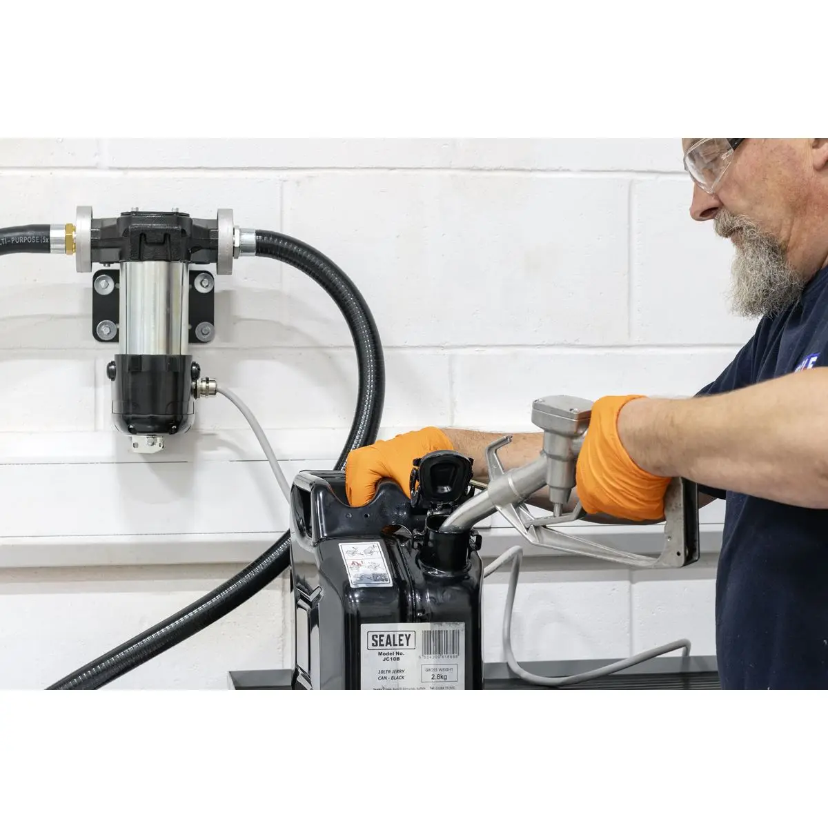 Sealey Diesel & Fluid Transfer Pump 24V High Flow - Image 7