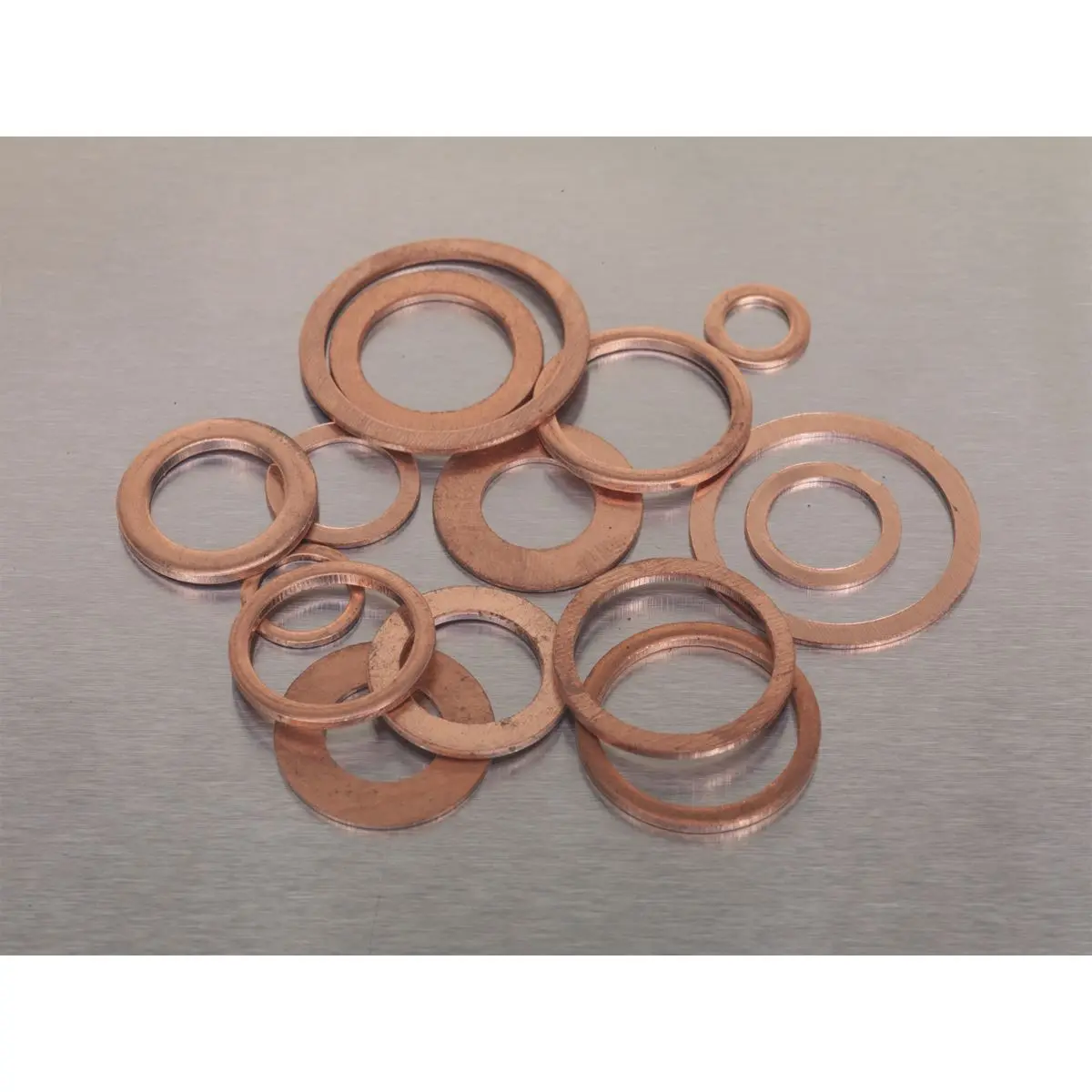 Sealey Diesel Injector Copper Washer Assortment 250pc - Metric - Image 2