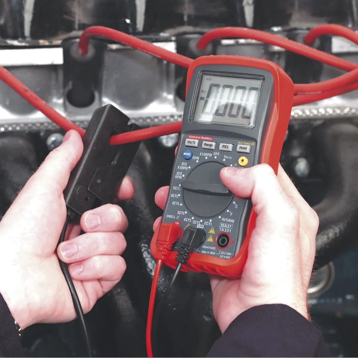 Sealey Digital Automotive Analyser 13-Function with Inductive Coupler - Image 4