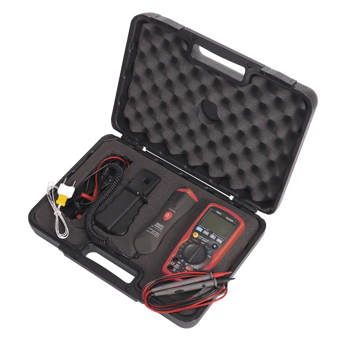 Sealey Digital Automotive Analyser 15-Function with Inductive Coupler/Infrared Temperature Probe - Image 5