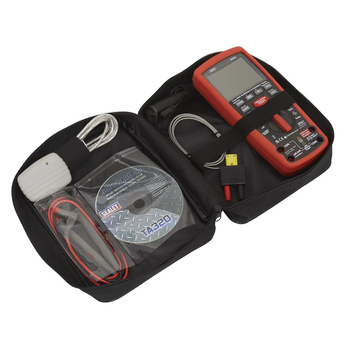 Sealey Digital Automotive Analyser/Insulation Tester - Hybrid/Electric Vehicles - Image 6