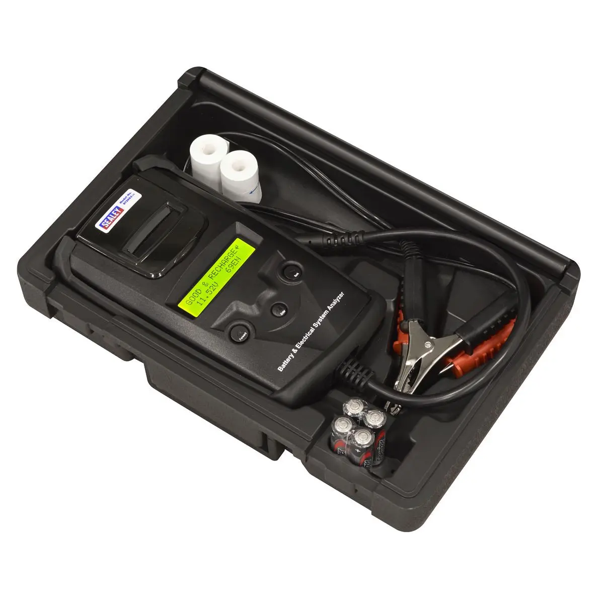 Sealey 6/12/24V Digital Battery & Alternator Tester with Printer - Image 7