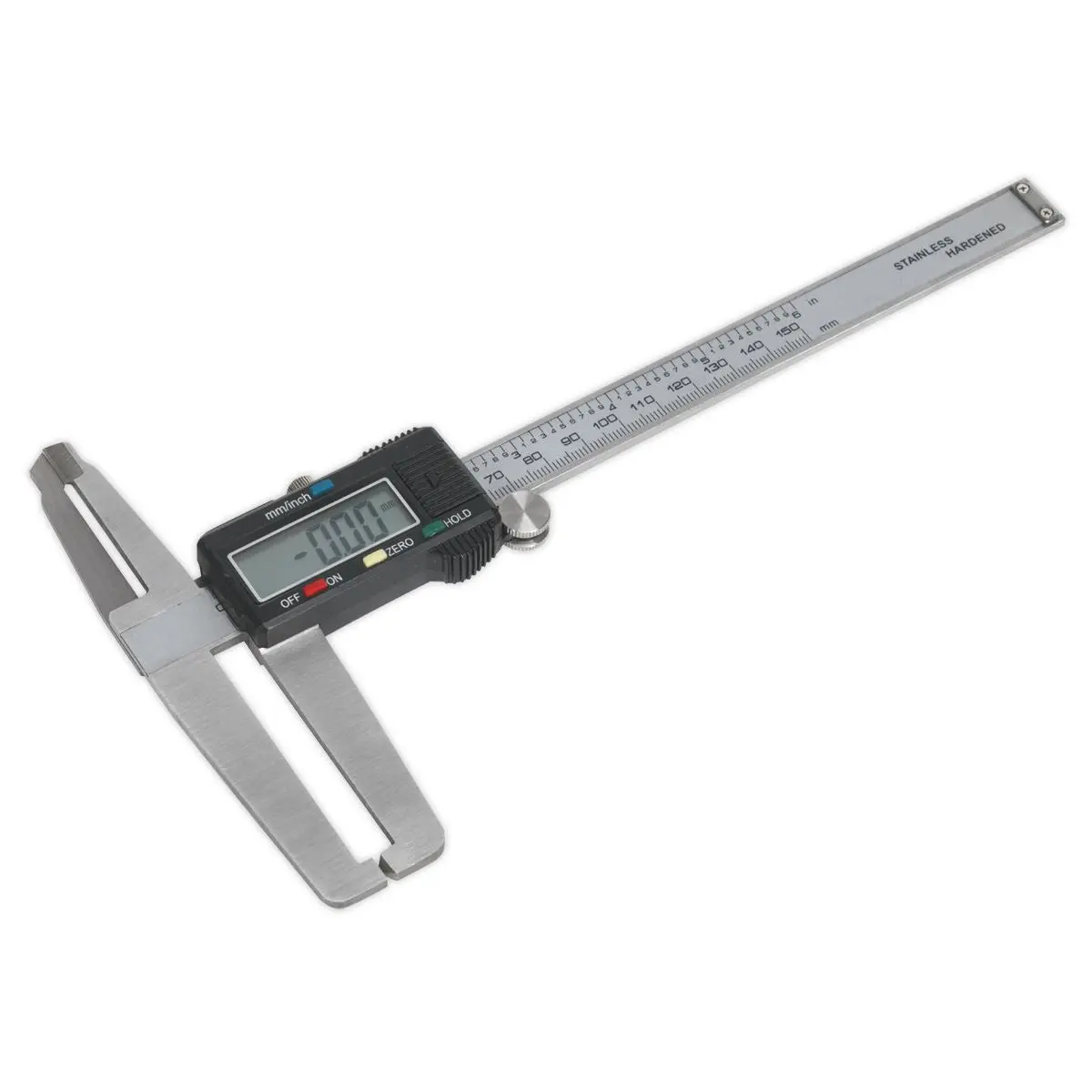 Sealey Digital Brake Disc & Drum Caliper 150mm/6 - Image 3