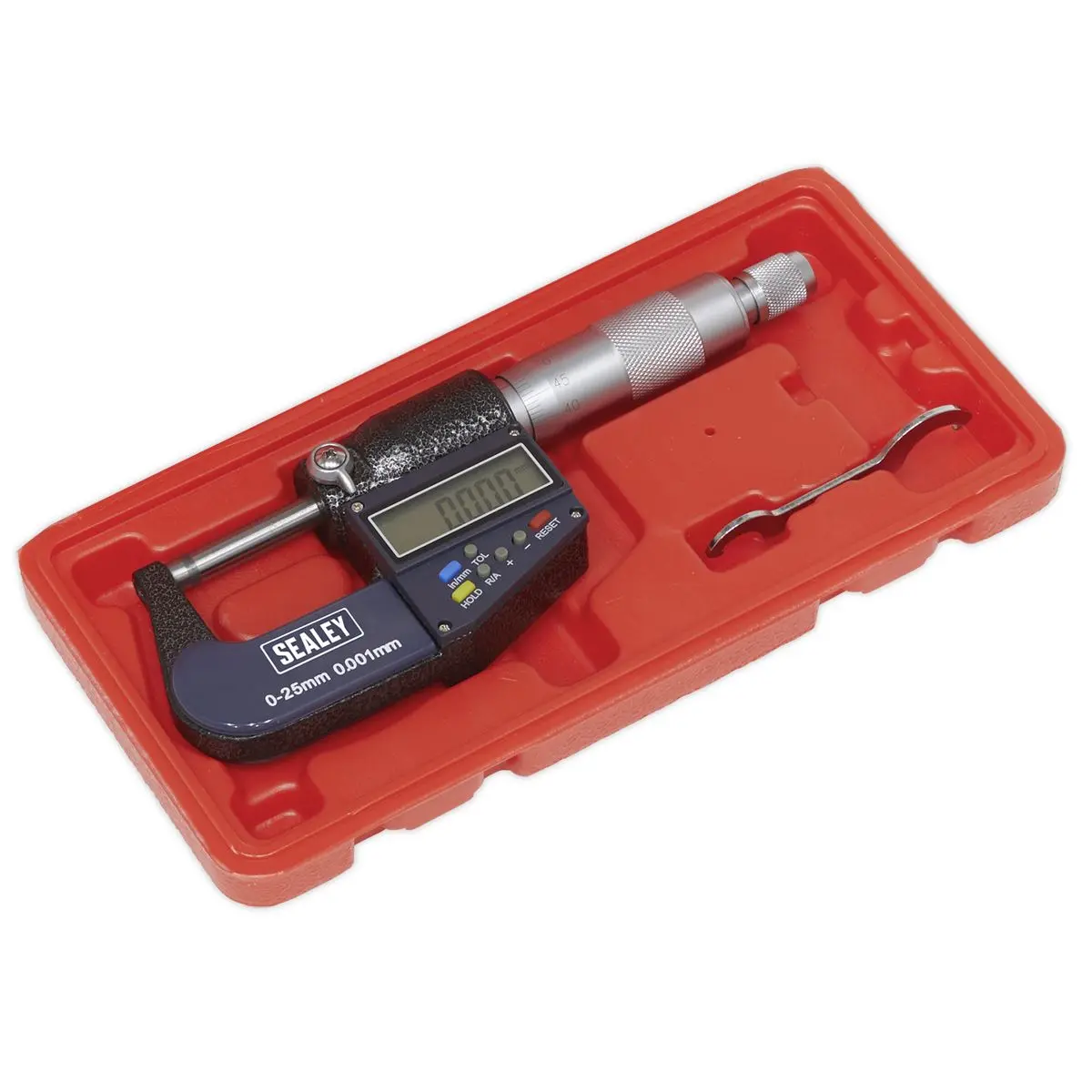 Sealey Digital External Micrometer 0-25mm(0-1") - Image 7