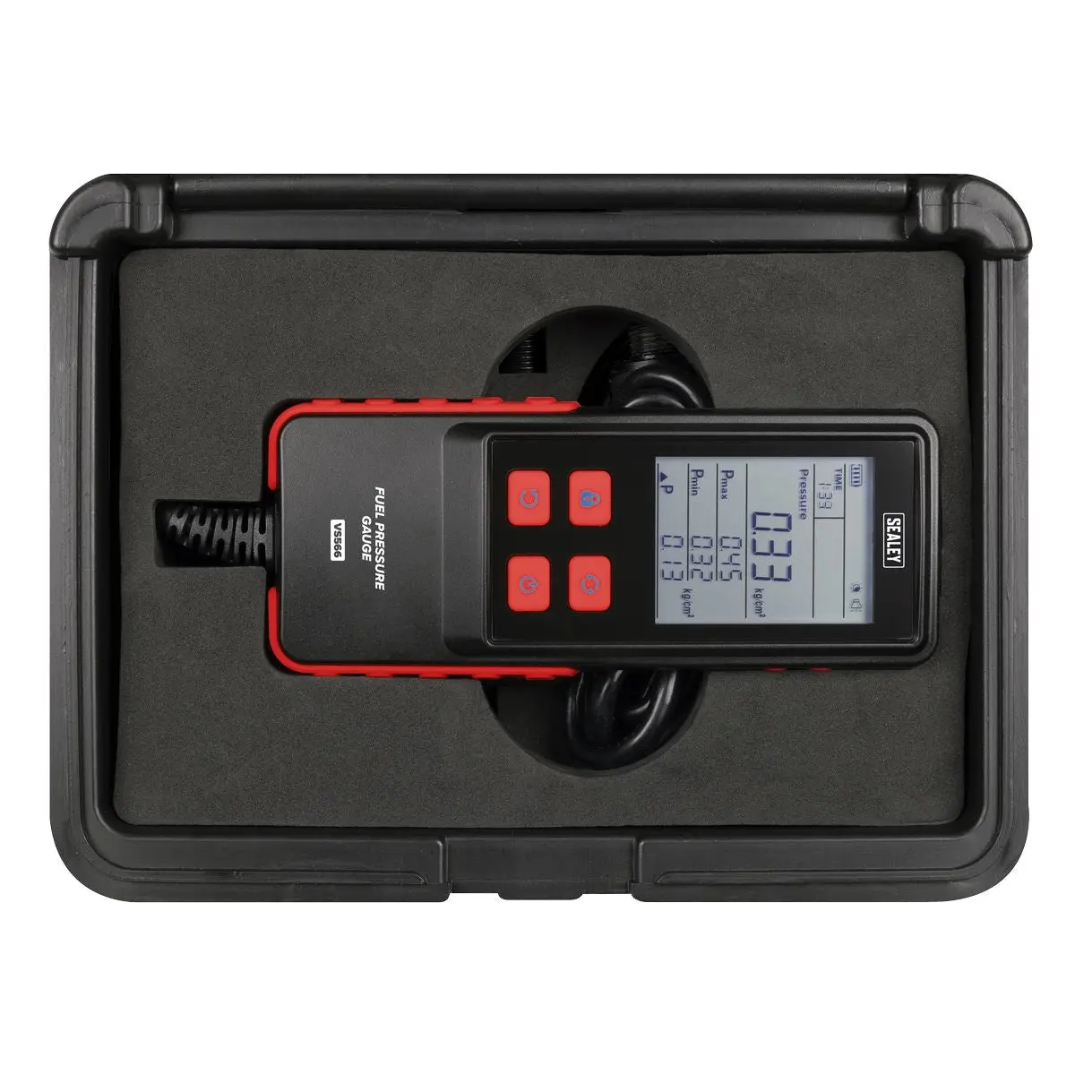 Sealey Digital Fuel Injection Pressure Test Kit for GDI Fuel Circuits 6pc - Image 9