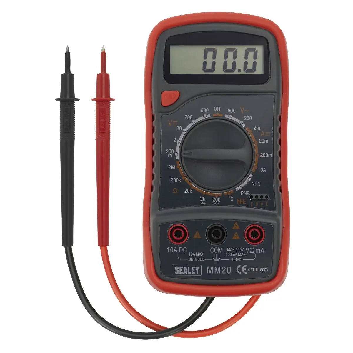 Sealey Digital Multimeter 8 Function with Thermocouple AC DC Current Electricians - Image 2