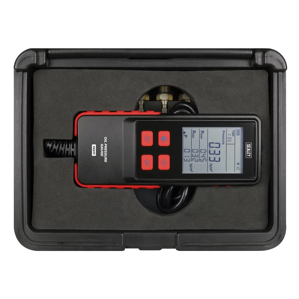 Sealey Digital Oil Pressure Test Kit 18pc - Image 4