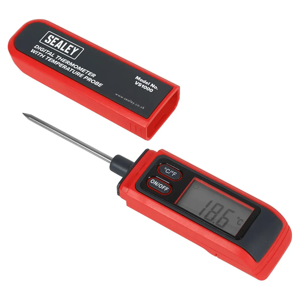 Sealey Digital Thermometer with Temperature Probe - Image 7