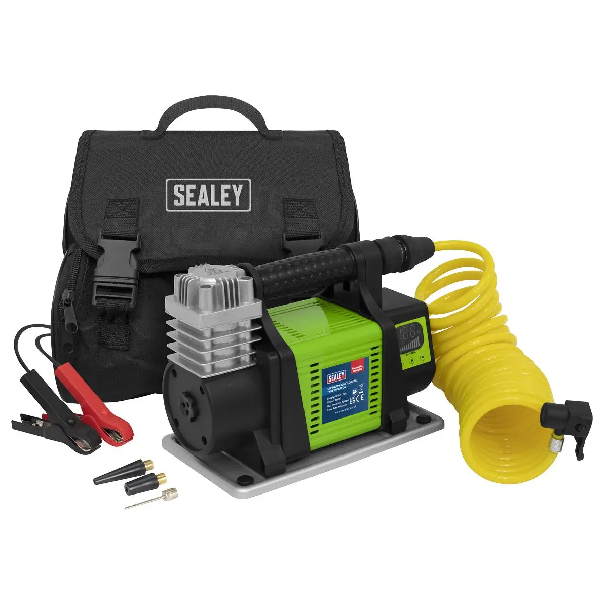 Sealey Digital Tyre Inflator 12V Heavy-Duty - Image 3