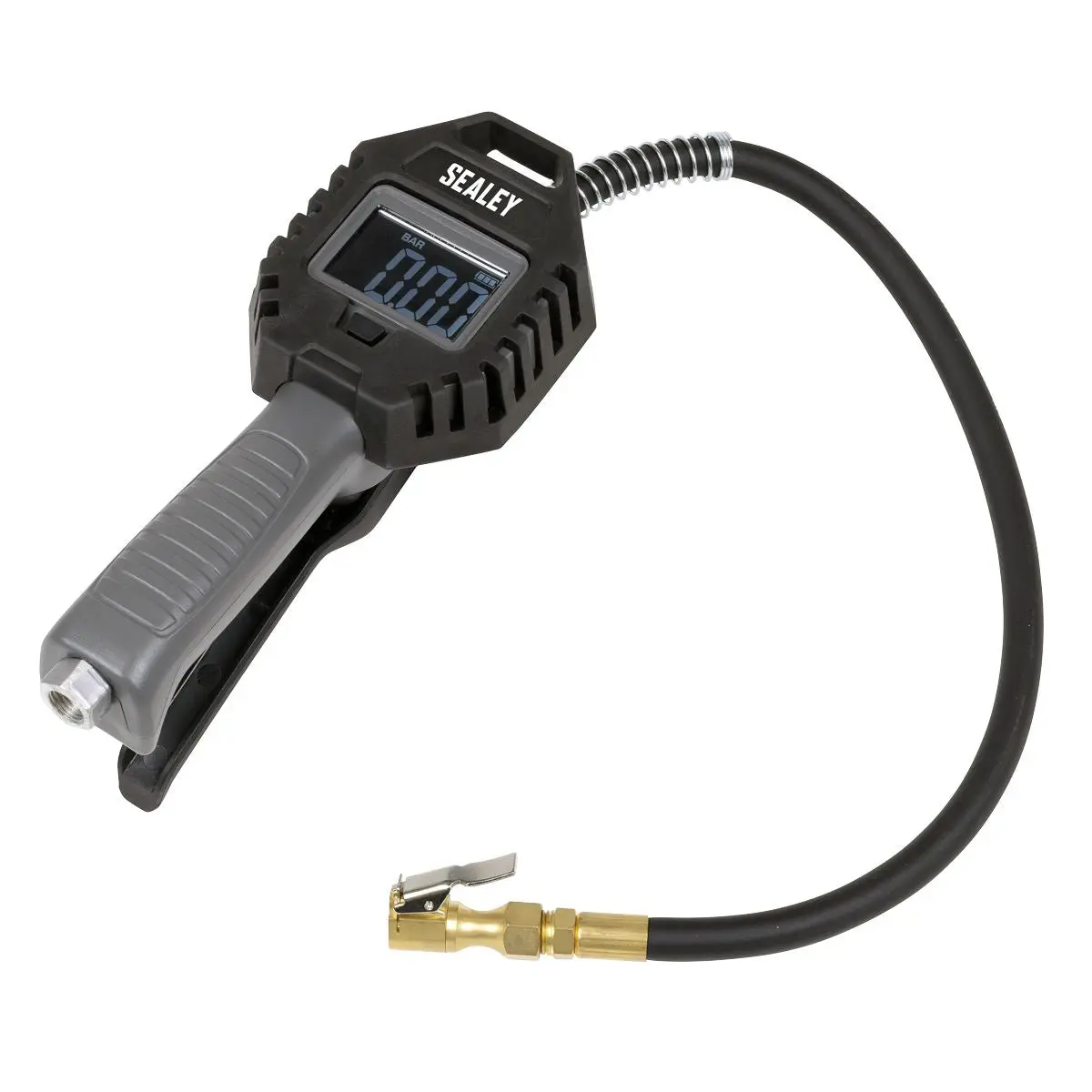 Sealey Digital Tyre Inflator with Clip-On Connector Rechargeable - Image 2