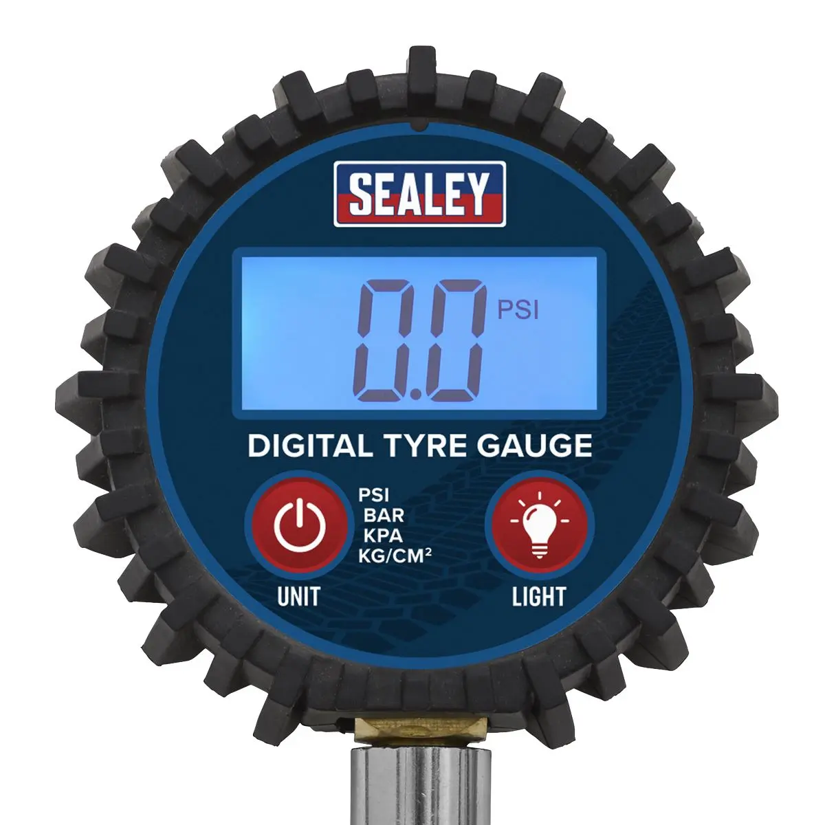 Sealey Digital Tyre Pressure Gauge with Swivel Head & Quick Release - Image 4