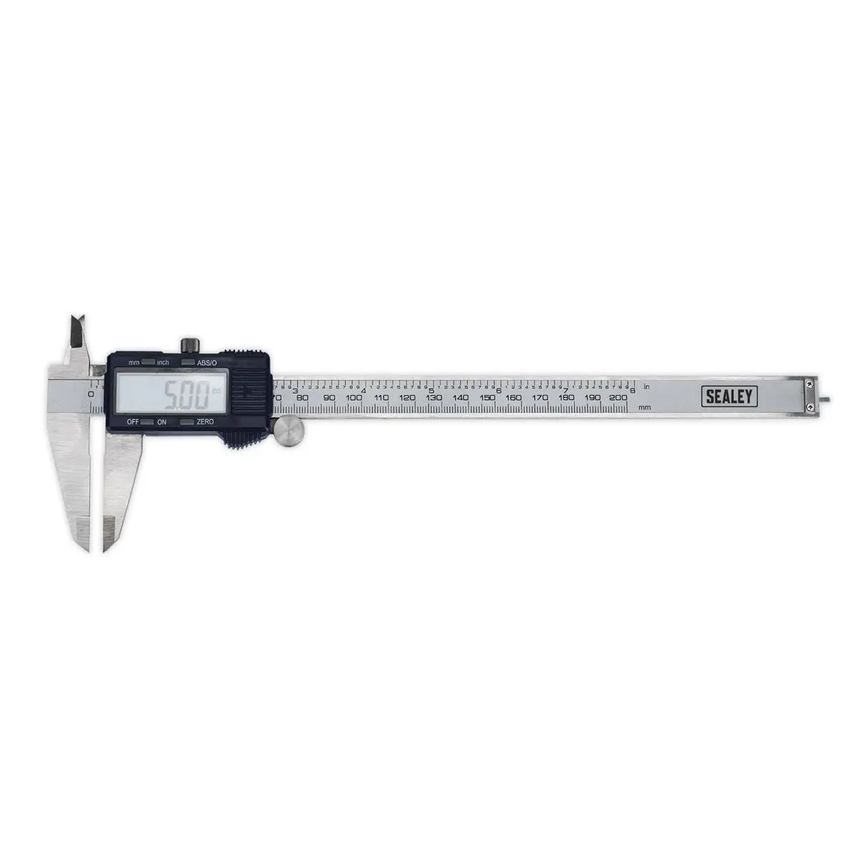 Sealey Digital Vernier Caliper 0-200mm(0-8") - Image 2