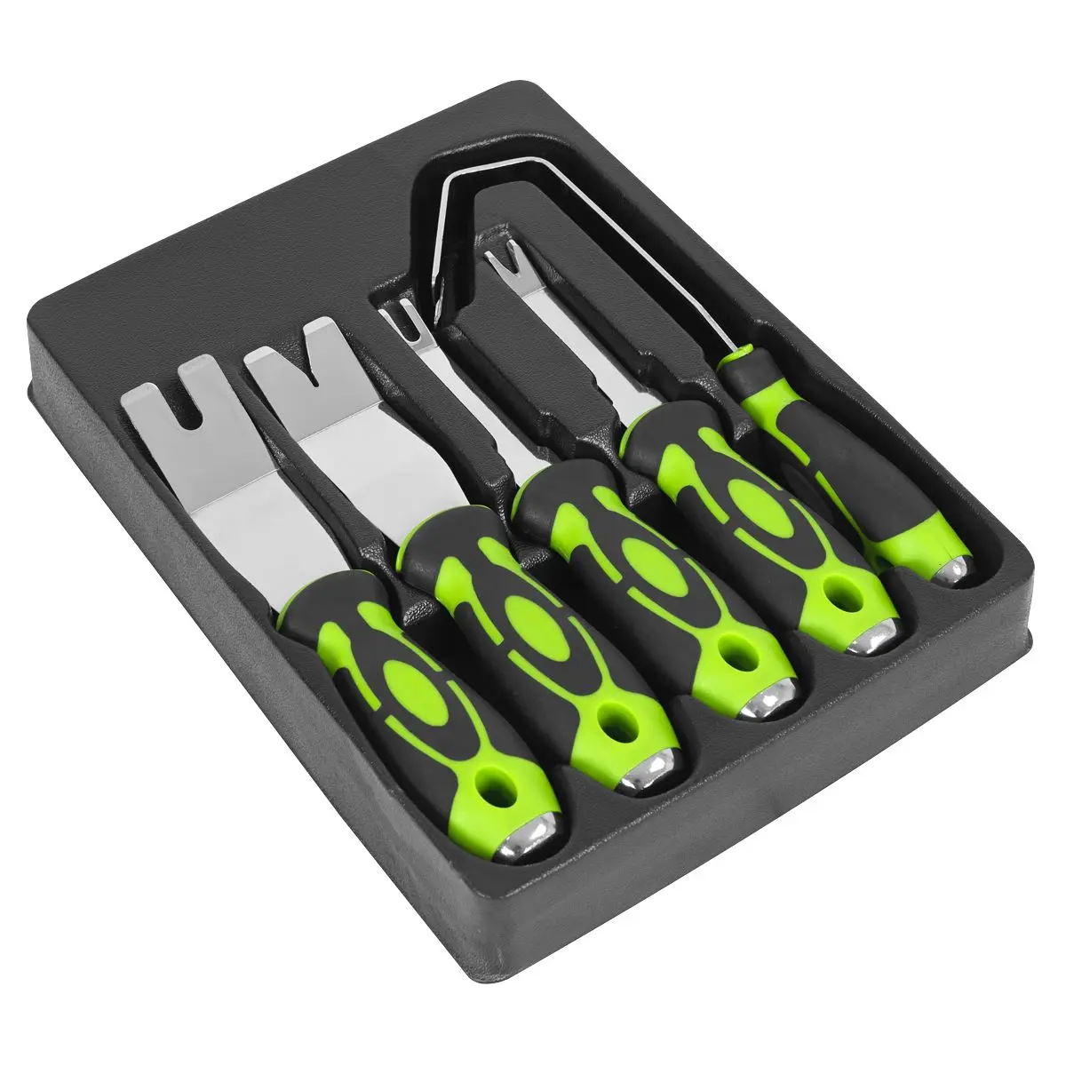 Sealey Door Panel & Trim Clip Removal Tool Set 5pc - Image 2