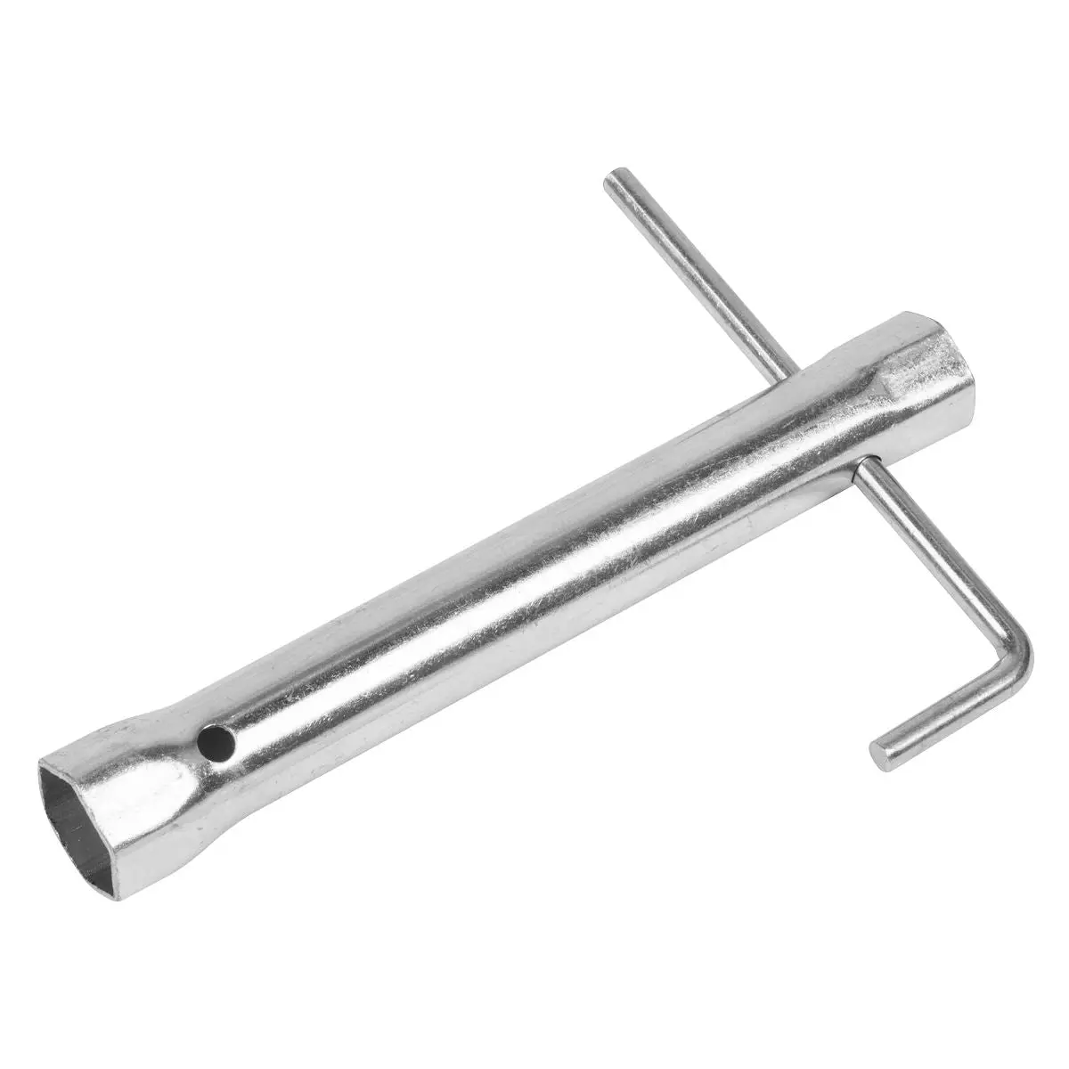 Sealey Long Reach Double End Spark Plug Box Spanner with L-Bar 18/21mm - Image 2