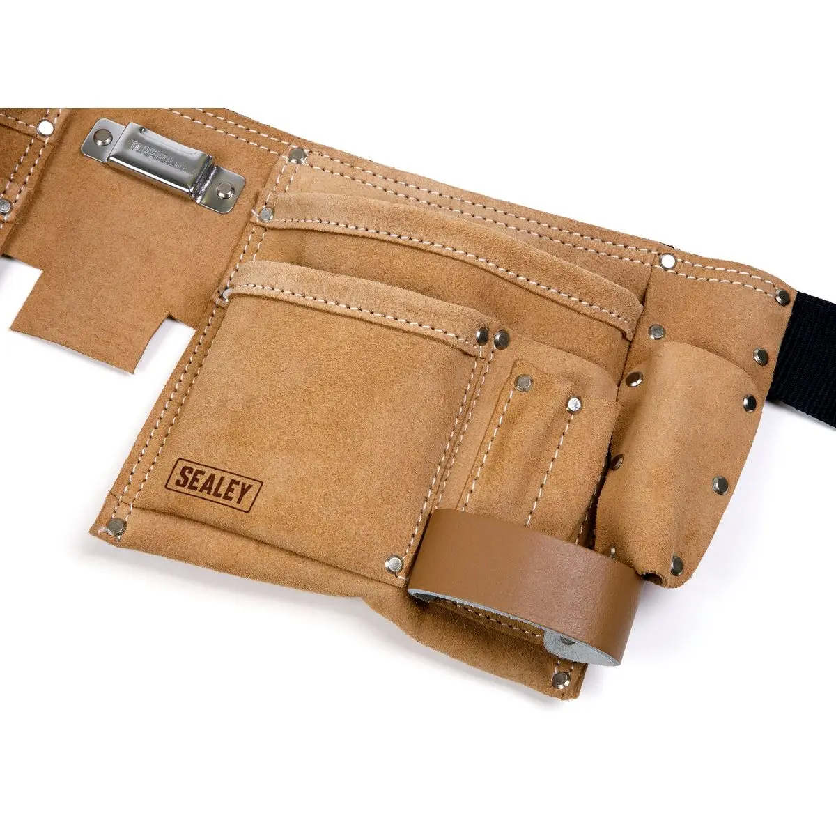 Sealey Double Pouch Leather Tool Belt - Image 5
