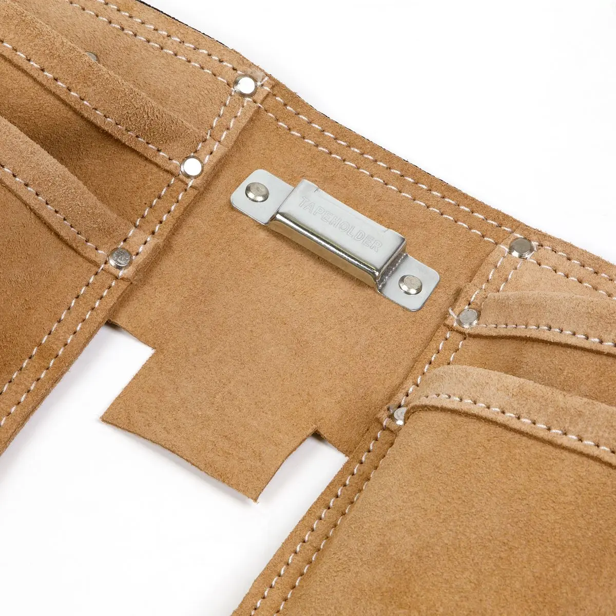 Sealey Double Pouch Leather Tool Belt - Image 6