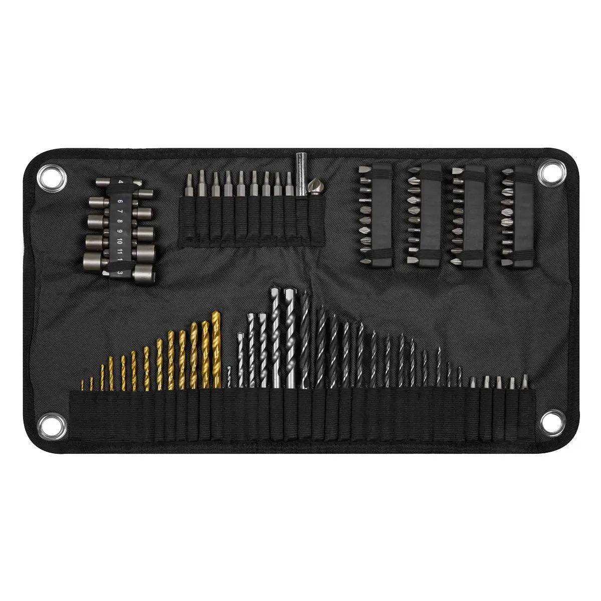 Sealey Drill & Bit Accessory Set 98pc - Image 3