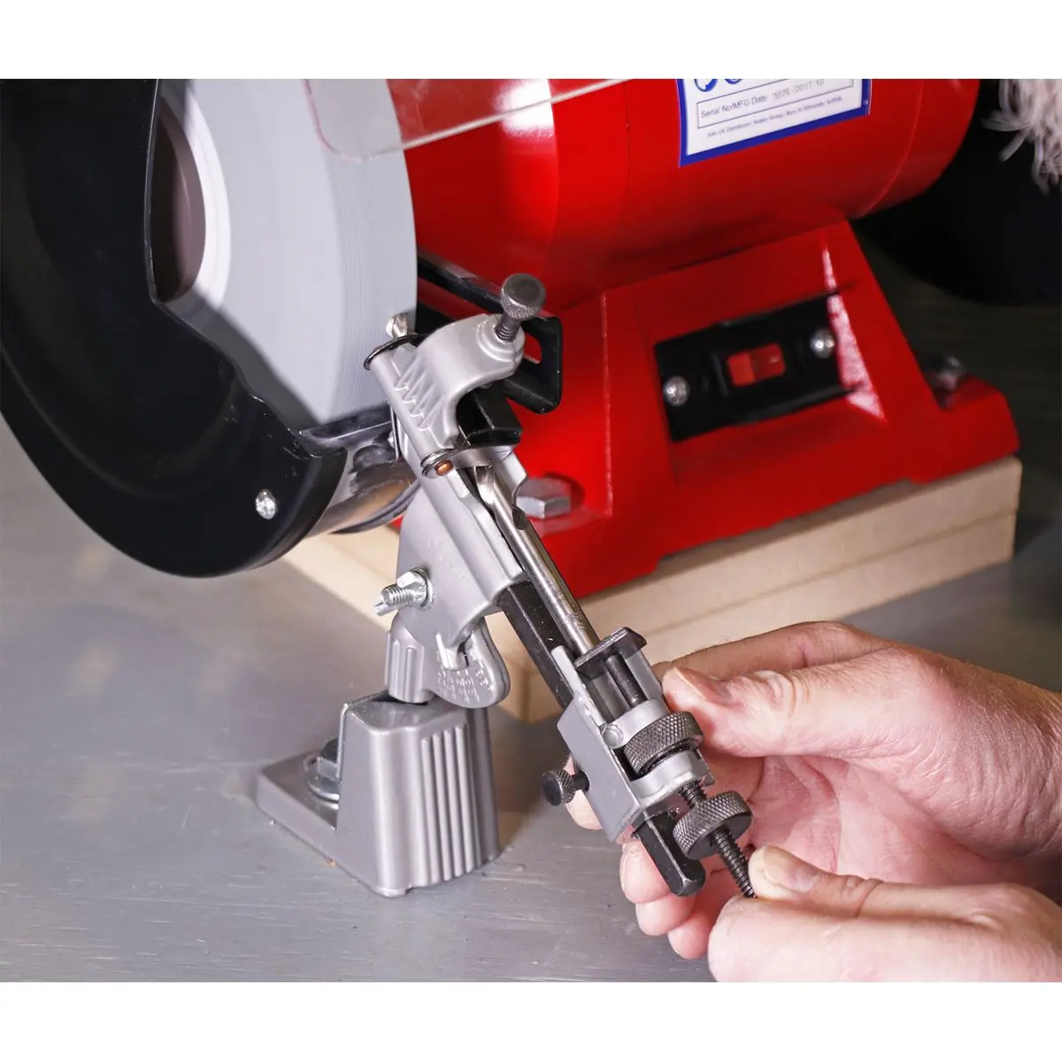 Sealey Drill Bit Sharpener Grinding Attachment - Image 2