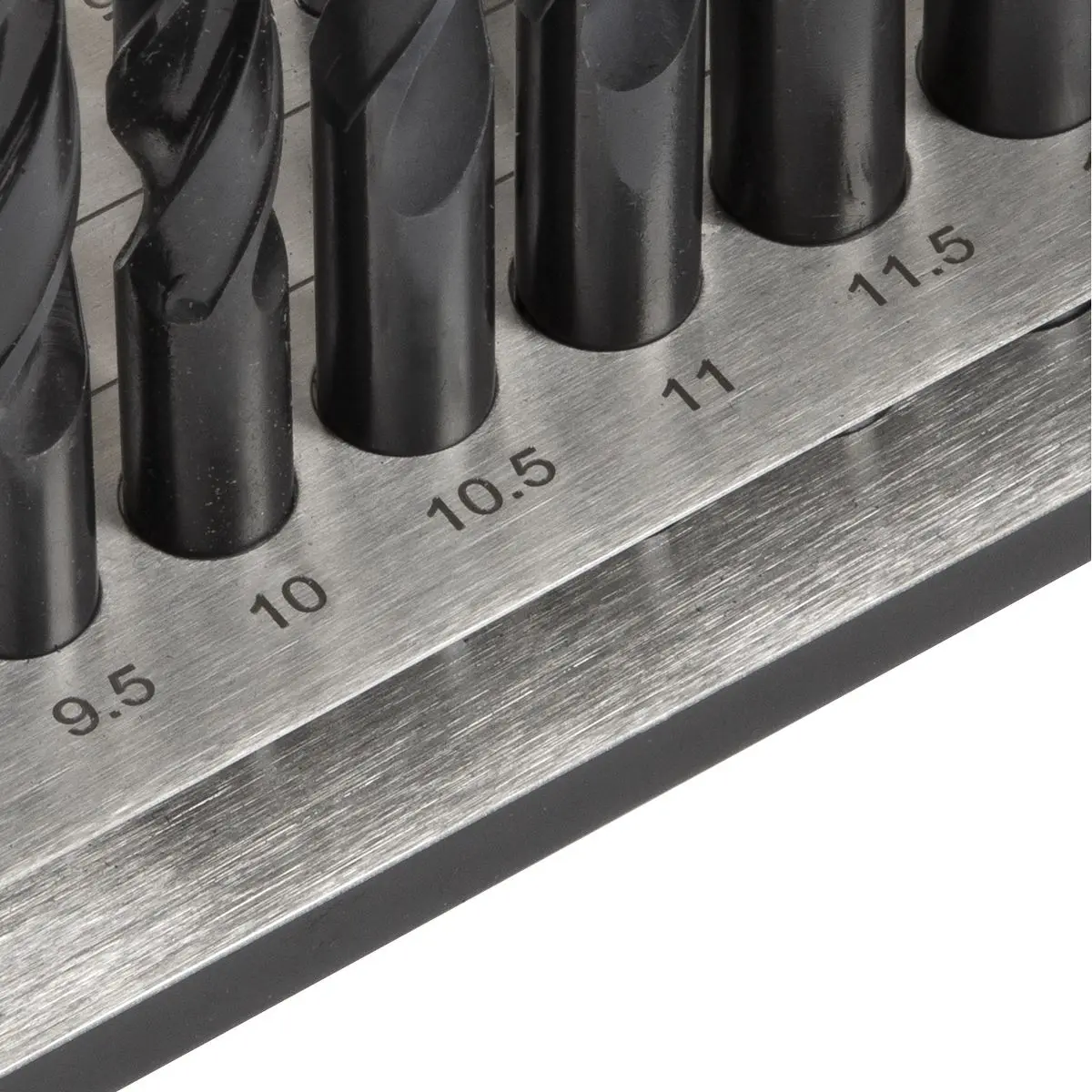 Sealey Drill Bit Stand Storage Organiser Metric Tool 1-13mm Stainless Steel - Image 4