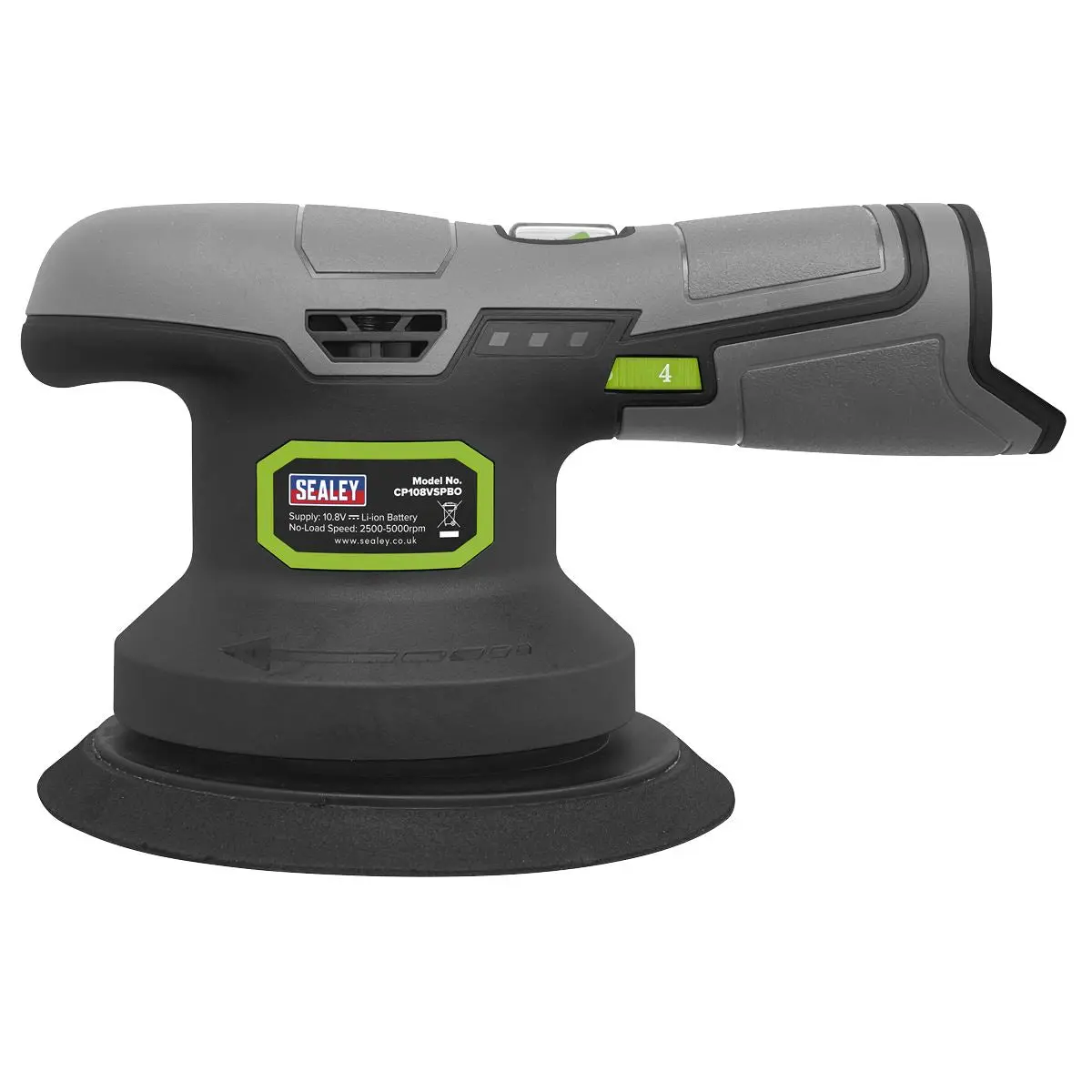 Sealey Dual Action Sander/Polisher Kit 10.8V 2Ah SV10.8 Series Ø150mm - Image 7