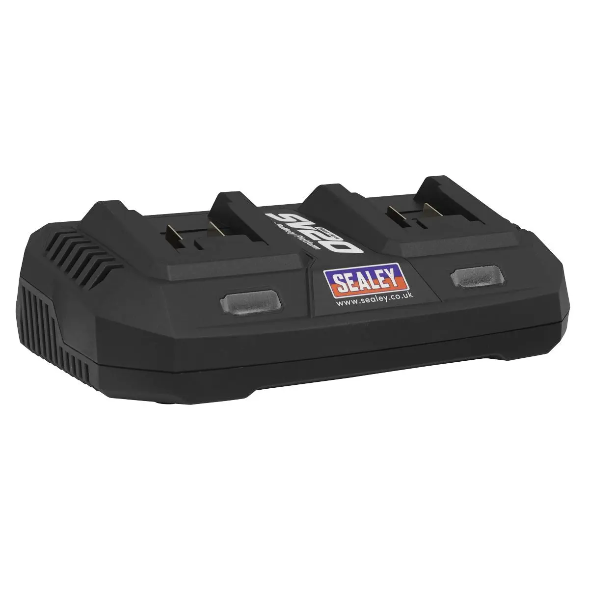 Sealey Dual Battery Charger 20V Lithium-ion for SV20 CP20V Series Cordless Power Tools - Image 2