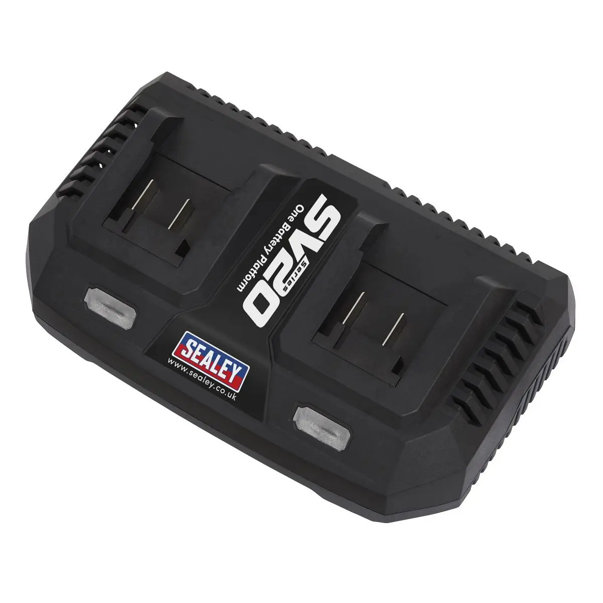 Sealey Dual Battery Charger 20V Lithium-ion for SV20 CP20V Series Cordless Power Tools - Image 4