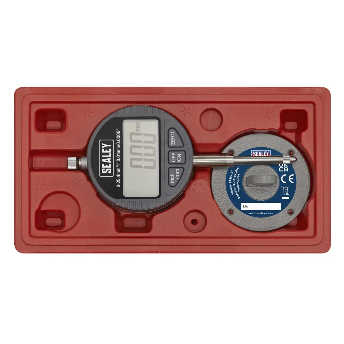 Sealey Dual Reading Digital Dial Bore Gauge - Image 6