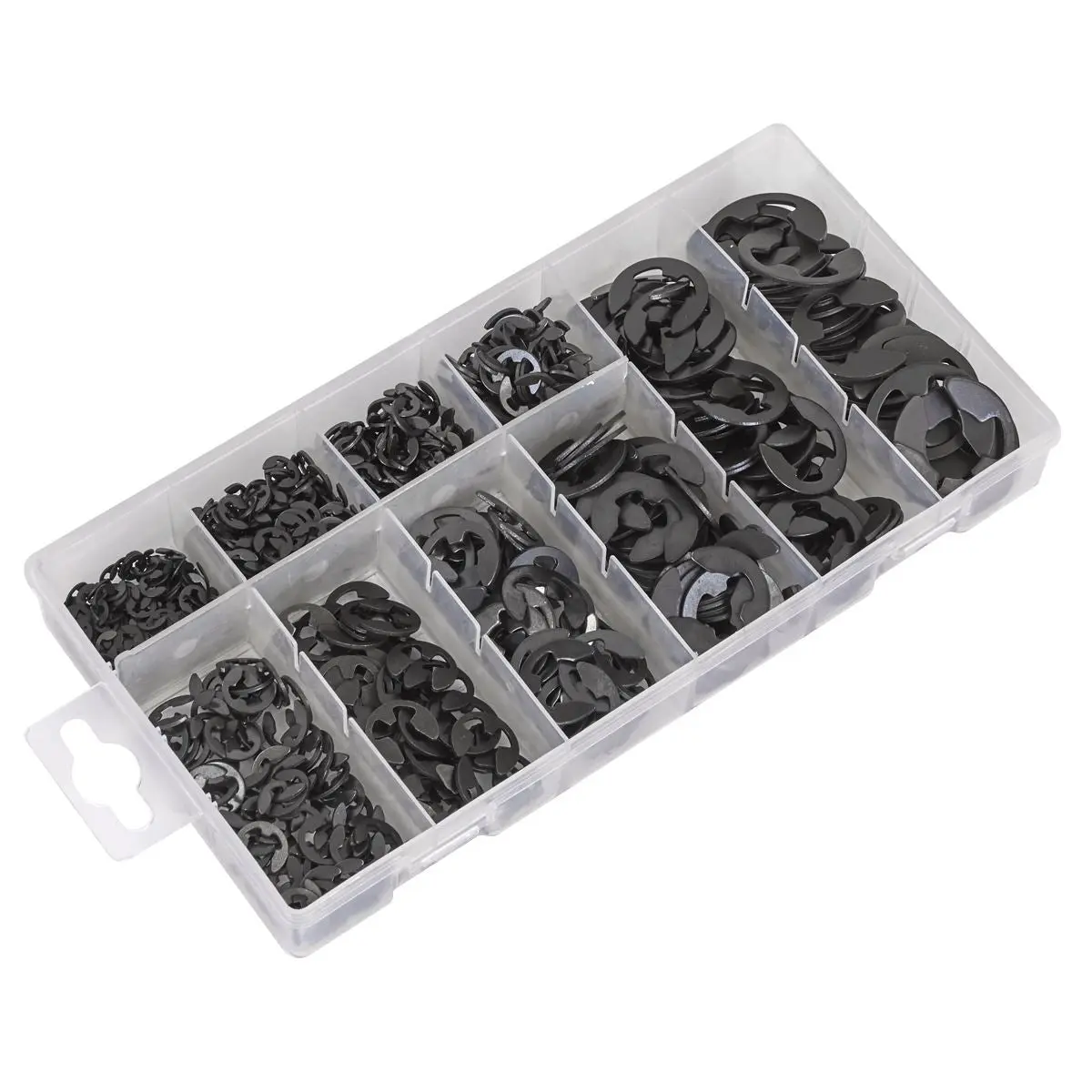 Sealey E-Clip Retainer Assortment 800pc Imperial - Image 9