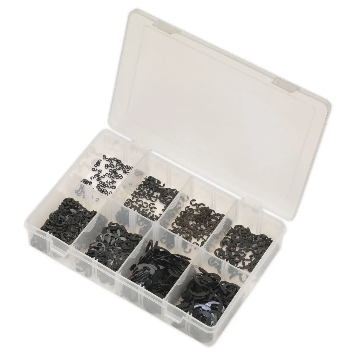 Sealey E-Clip Retainer Assortment 800pc Metric - Image 4