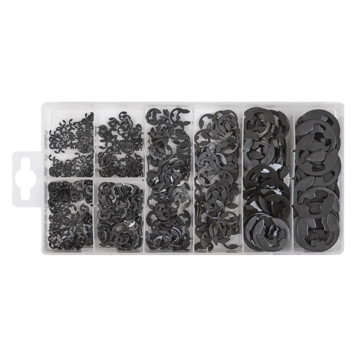 Sealey E-Clip Retainer Assortment 800pc Metric - Image 9
