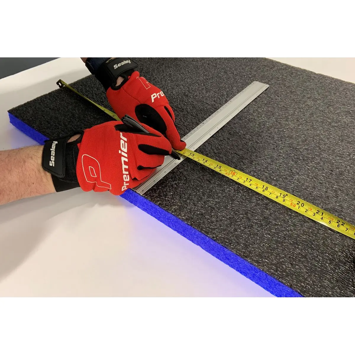 Sealey Easy Peel Shadow Foam® Blue/Black 1200 x 550 x 30mm - Image 9