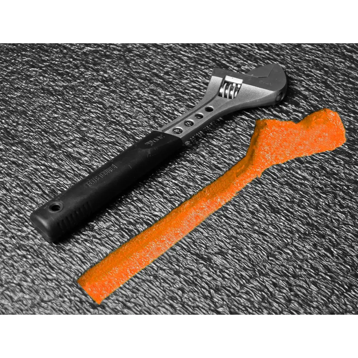 Sealey Easy Peel Shadow FoamĀ® Orange/Black 1200 x 550 x 30mm - Image 2