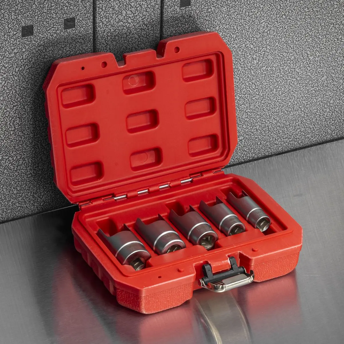 Sealey Elbow Connector Socket Set 3/8"Sq Drive 5pc - Image 5