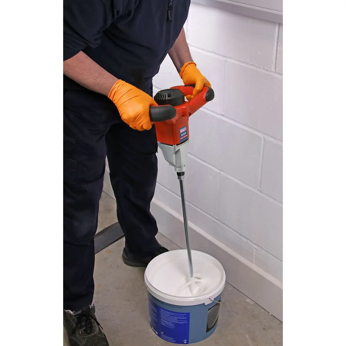 Sealey Electric Paddle Mixer 120L 1400W/110V - Image 7