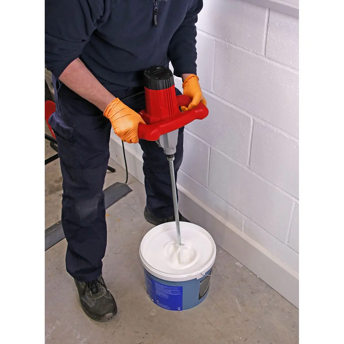 Sealey Electric Paddle Mixer 80L 1220W/230V - Image 8