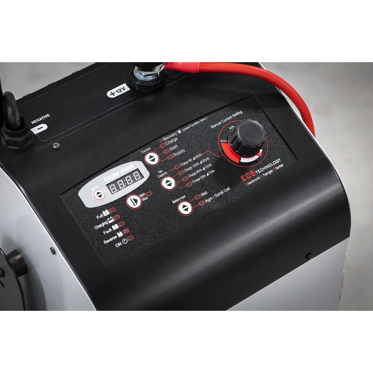 Sealey Electronic Charger Maintainer/Starter 45/300A 12/24V - Image 2