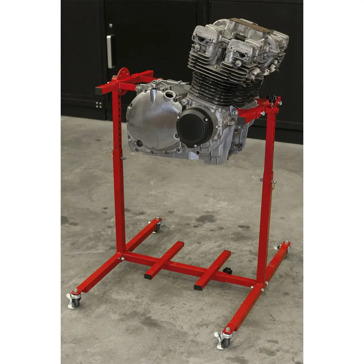 Sealey Engine Rebuild Stand, Multi-Cylinder 75kg Capacity - Image 4