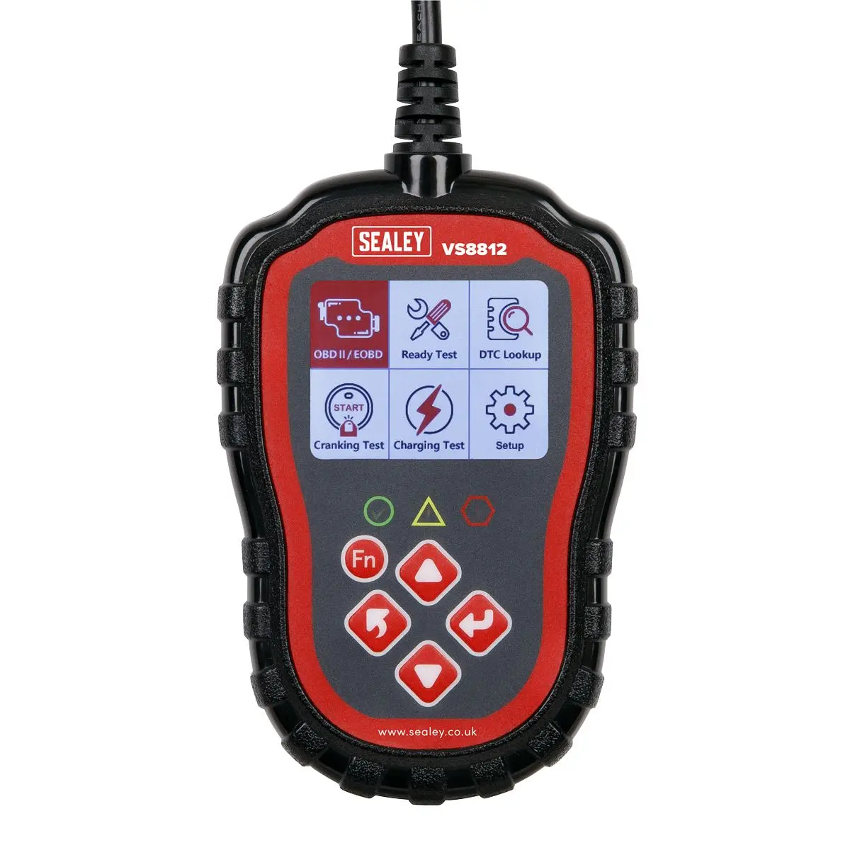Sealey EOBD Code Reader Live Data with Colour Screen MIL Light Reset - Image 4