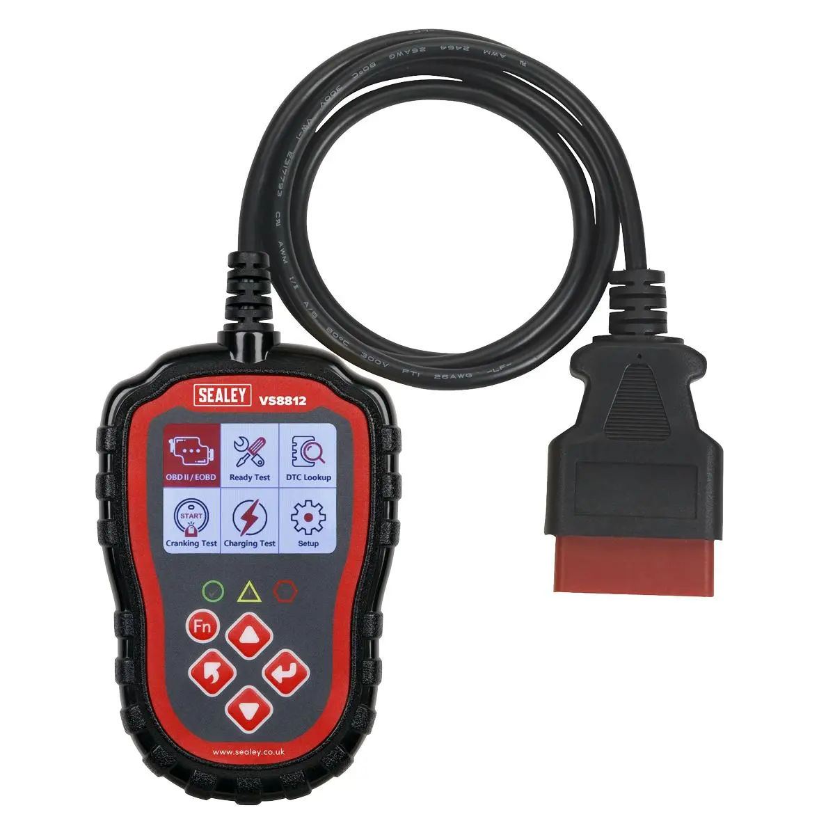 Sealey EOBD Code Reader Live Data with Colour Screen MIL Light Reset - Image 6