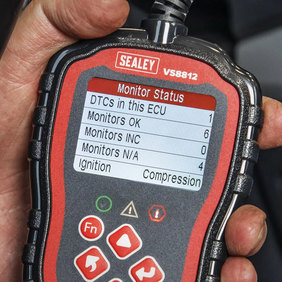 Sealey EOBD Code Reader Live Data with Colour Screen MIL Light Reset - Image 8