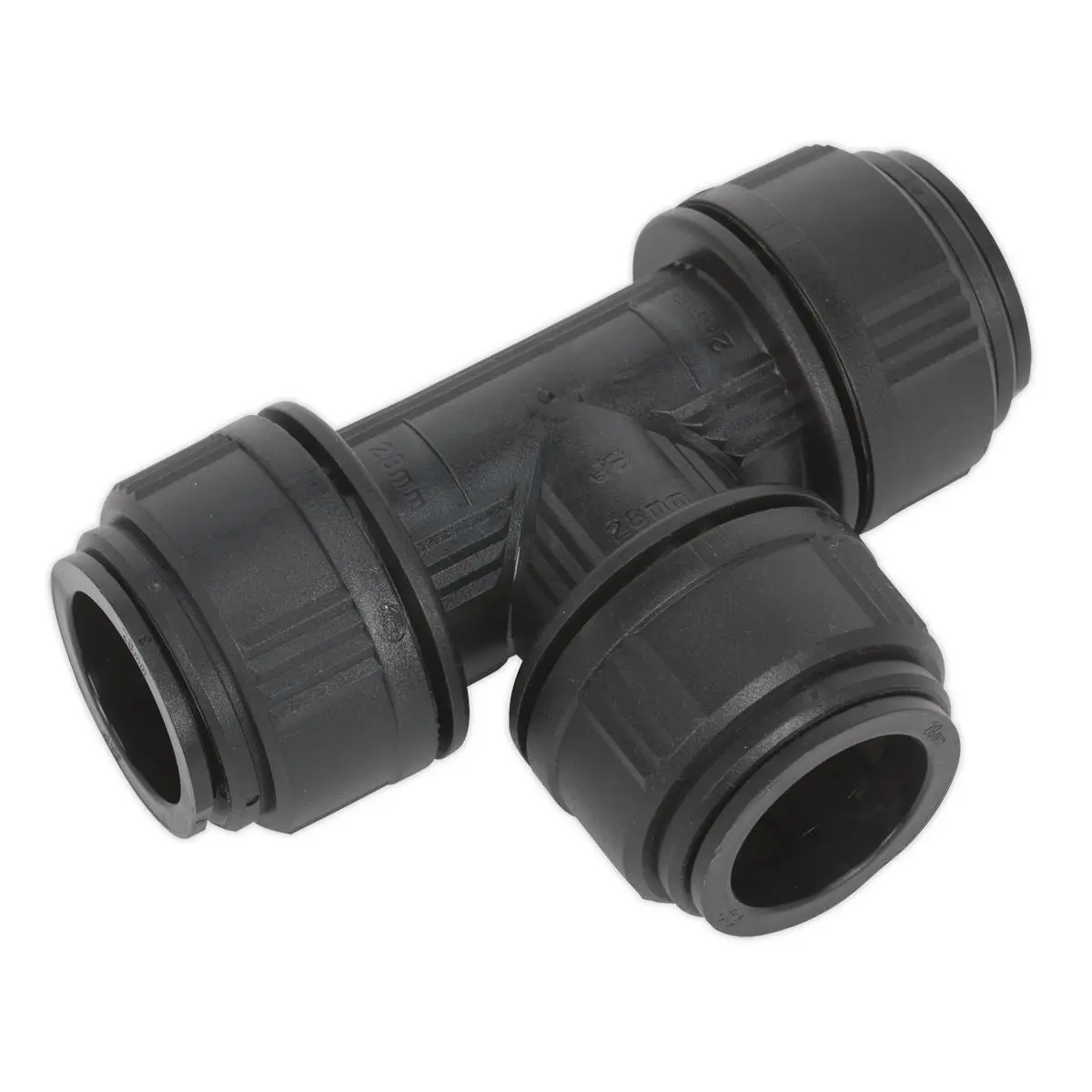 John Guest Equal Tee Ø28mm Pack of 5 (John Guest Speedfit® - PM0228E)